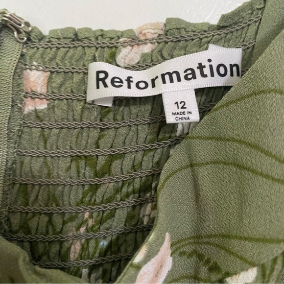 Reformation Kourtney Dress in Bonita - Picture 3 of 4